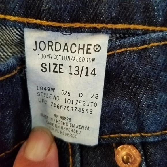 Vintage Jordache Flare Dark Wash Jeans - Picture 8 of 10